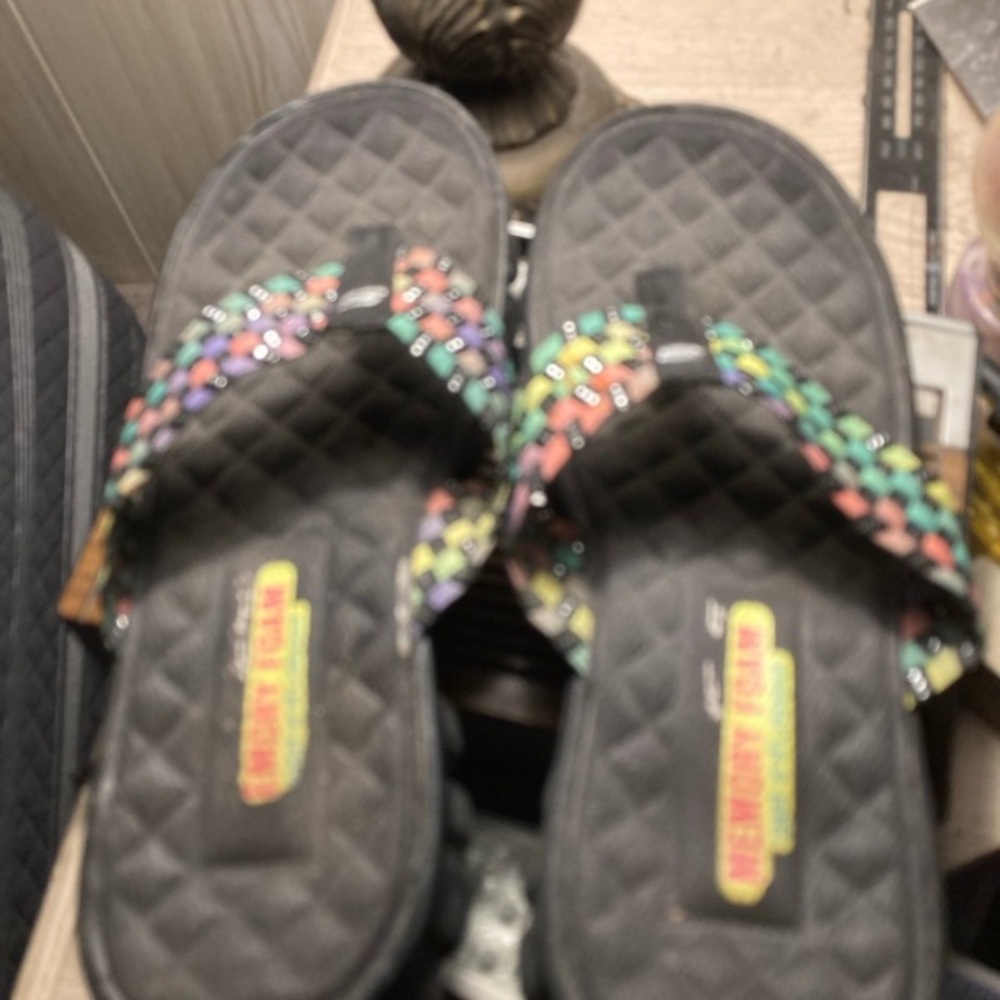 Skechers Sport Women's Ez Flex Beach Weave Flat Sandal